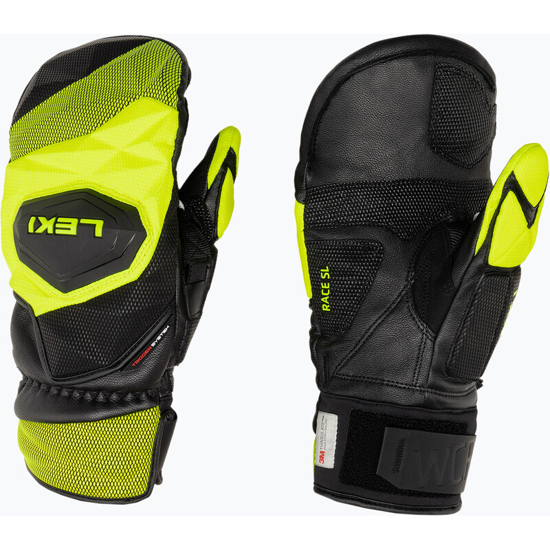 Pánské lyžařské rukavice LEKI WCR Venom SL 3D Mitt black ice