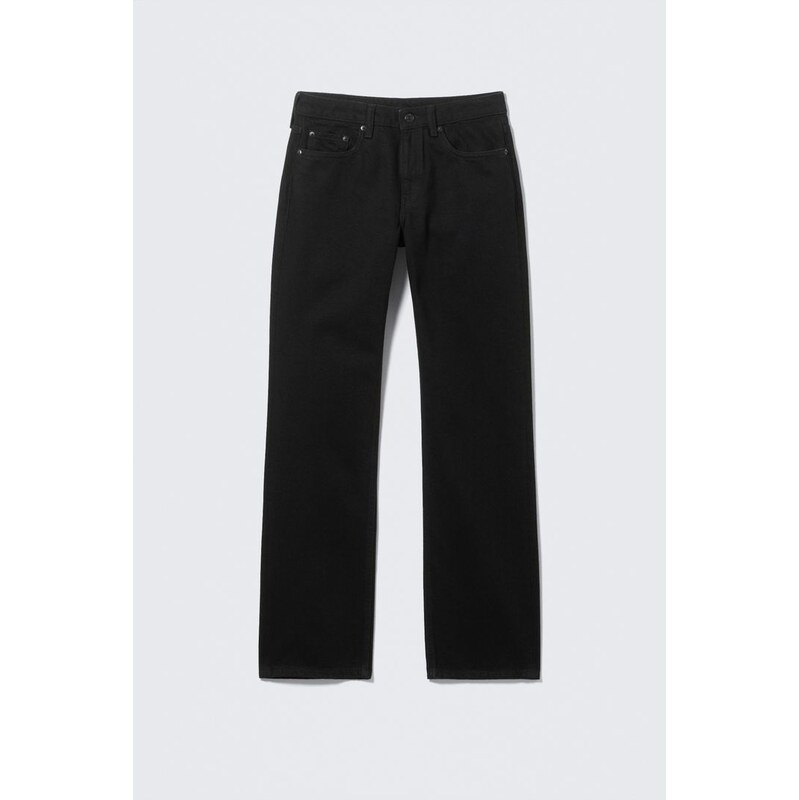 H&M - Džíny Laikas klasickým pasem a rovnými nohavicemi - černá 111191406