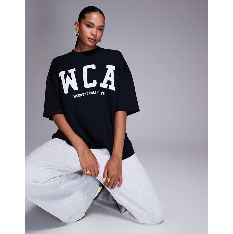 ASOS Weekend Collective Weekend Collective Icon oversized t-shirt with 115044381