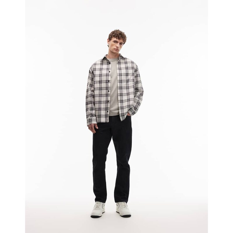 ASOS DESIGN premium selvedge slim jeans in indigo-Blue