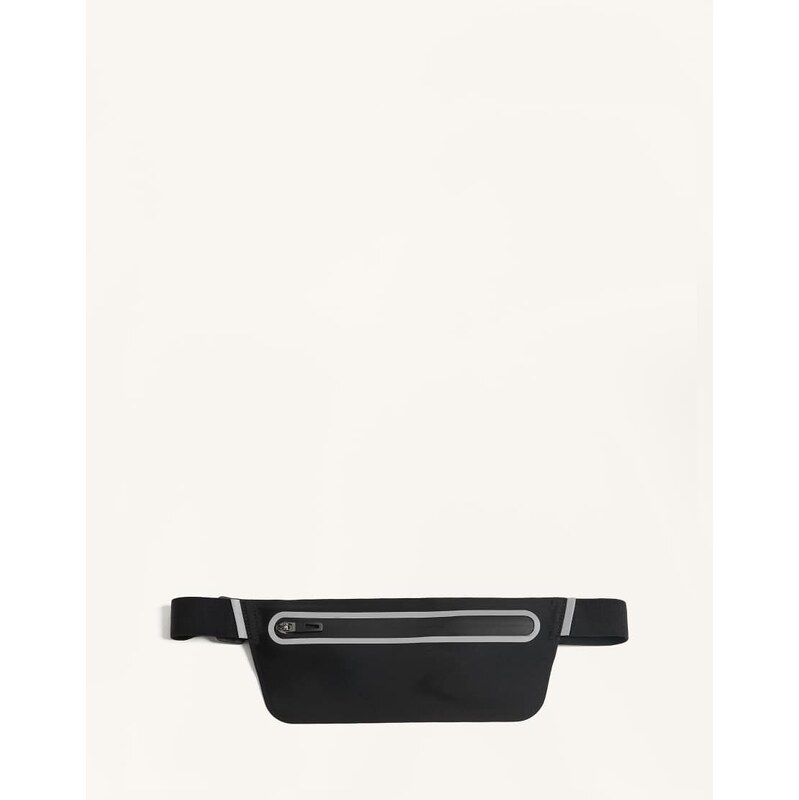 OYSHO Adjustable running belt bag in black