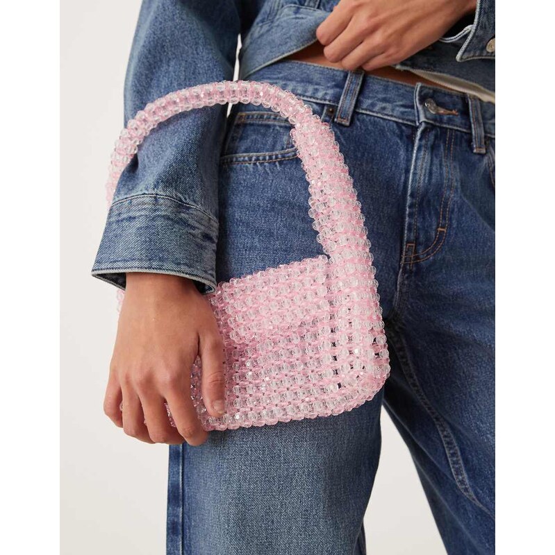 Sister Jane Wonder bead bag in pink 111192070
