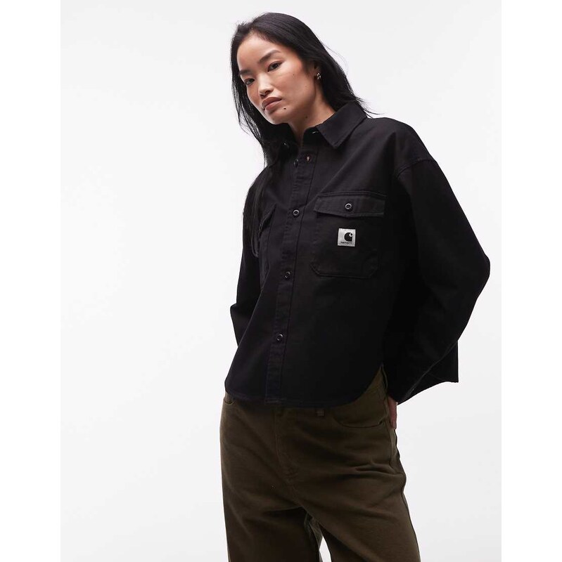 Carhartt WIP kelly utility shirt in black