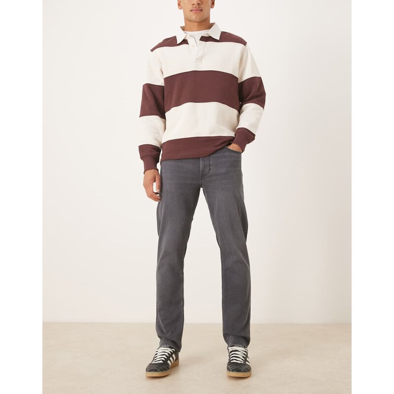 Mango Patrick cotton rich slim jean in grey