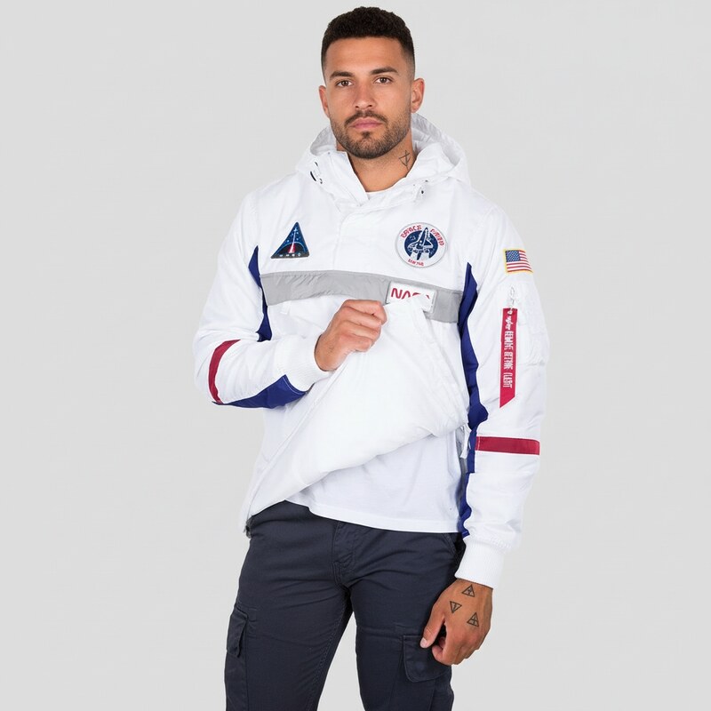 Alpha Industries Bunda Space Camp Anorak white 105063069