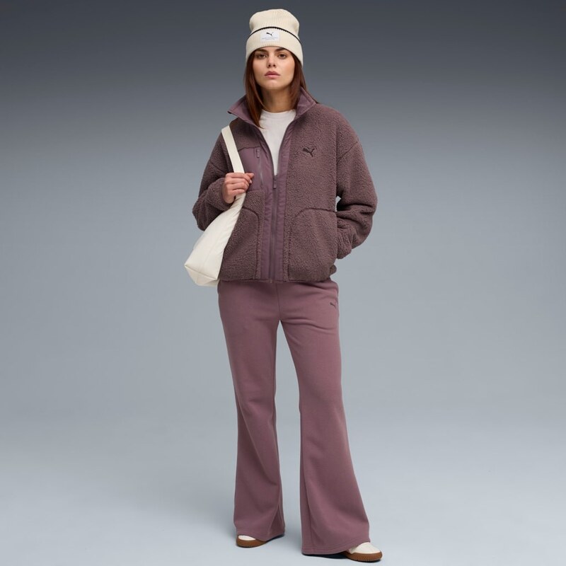Puma Reversible Hybrid Sherpa Jacket purple