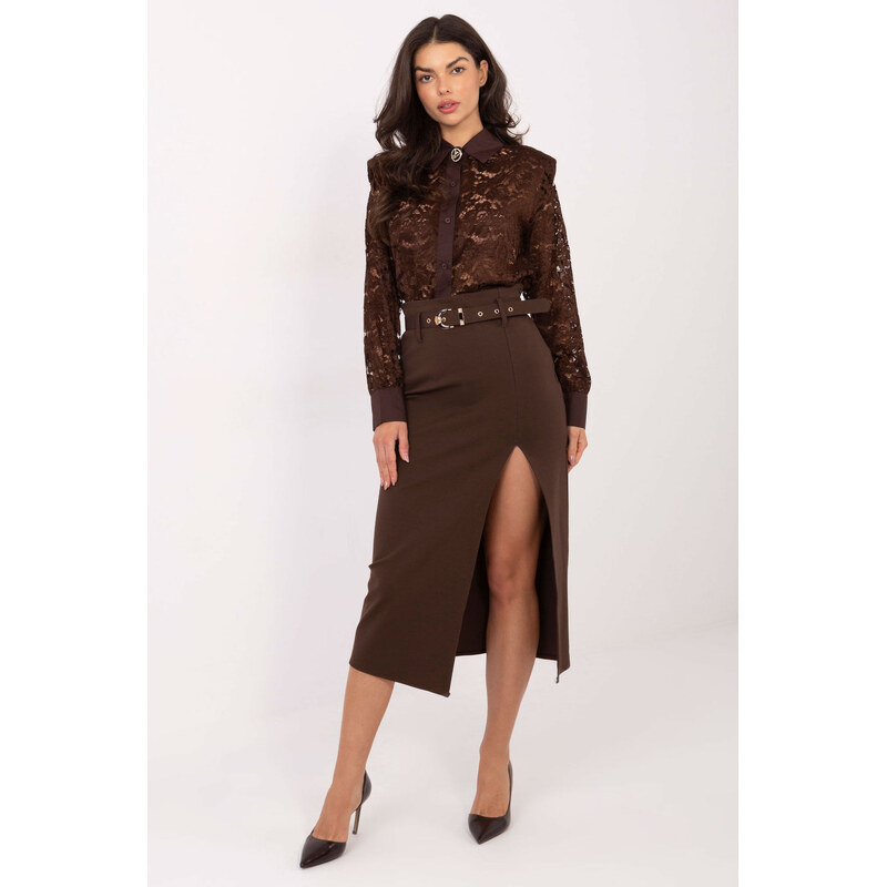 Košile s dlouhým rukávem model 222321 Italy Moda