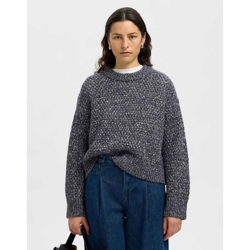 Selected Pullover in dark sapphire-Blue 115499659