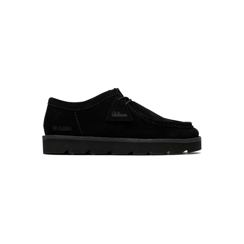 Clarks Originals Meare Walla shoes in black suede