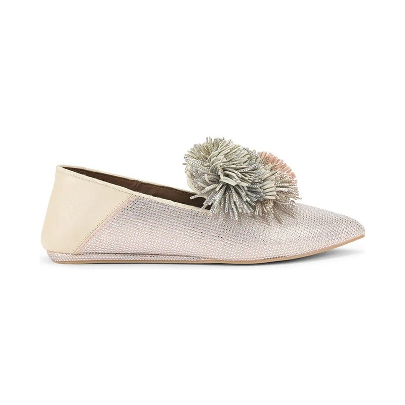 Kurt Geiger London Semišové mokasíny Kurt Geiger London Pom Pom