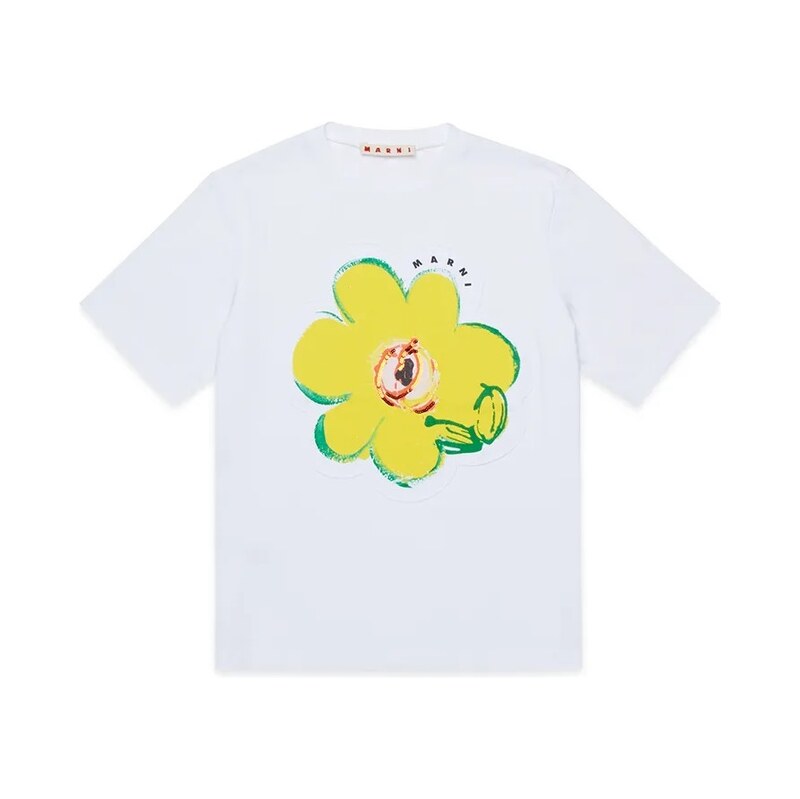 Marni Dětské bavlněné tričko Marni MT289F T-SHIRT