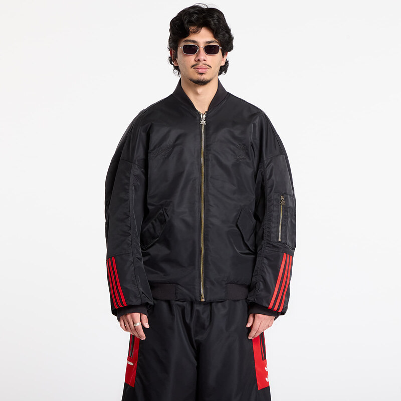 adidas Originals Bunda adidas x Willy Chavarria Satin Bomber Jkt Black 111213917
