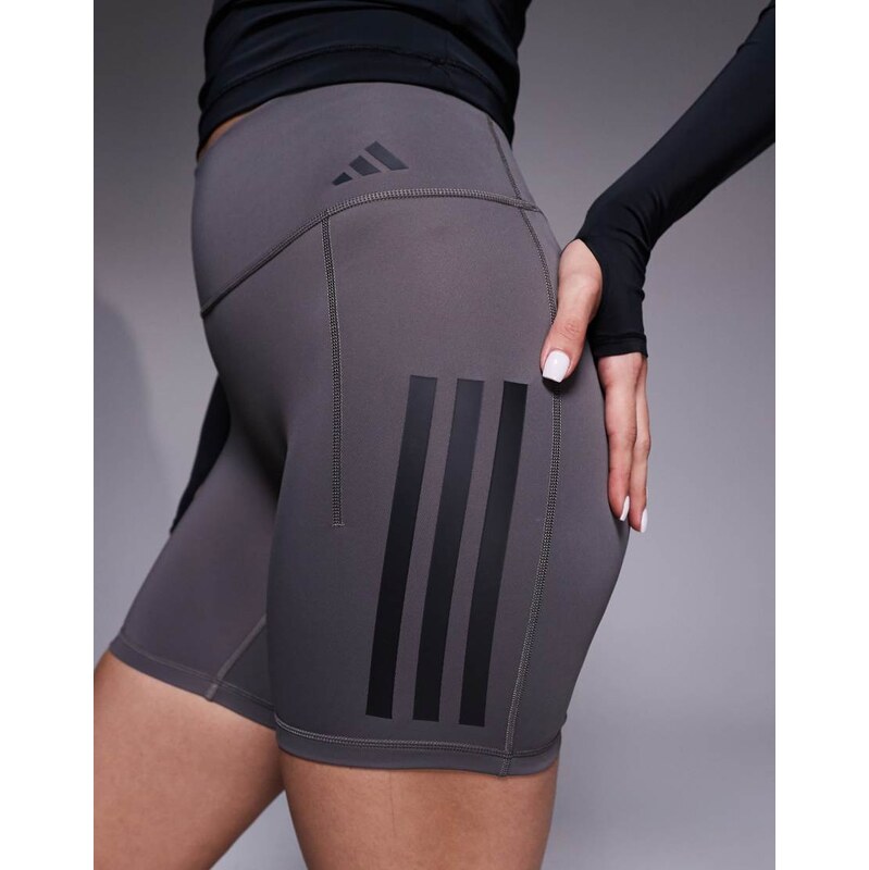adidas performance adidas Training Optime booty shorts with 3 stripe 111214443