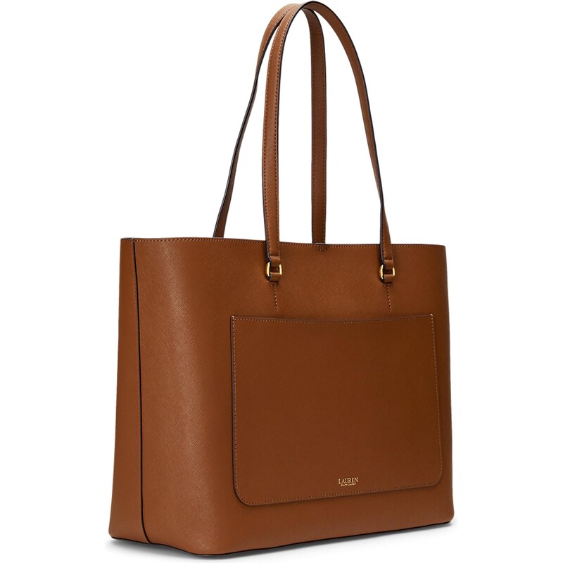 Lauren Ralph Lauren Nákupní taška Karly hnědá / zlatá