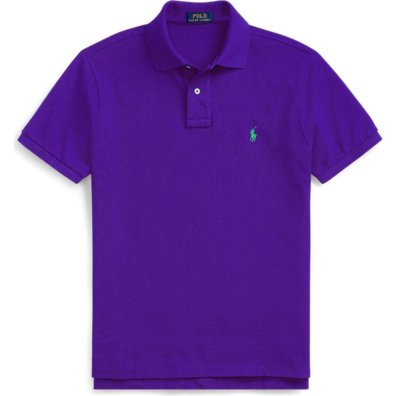Polo Ralph Lauren Tričko zelená / fialkově modrá