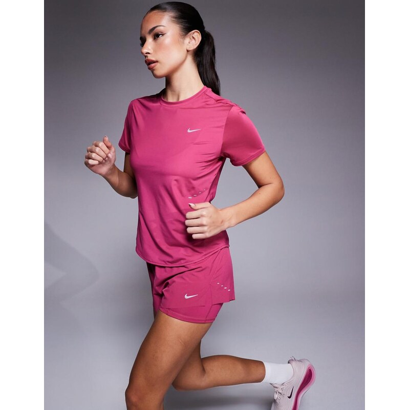 Nike Running Swift Dri-FIT t-shirt in pink