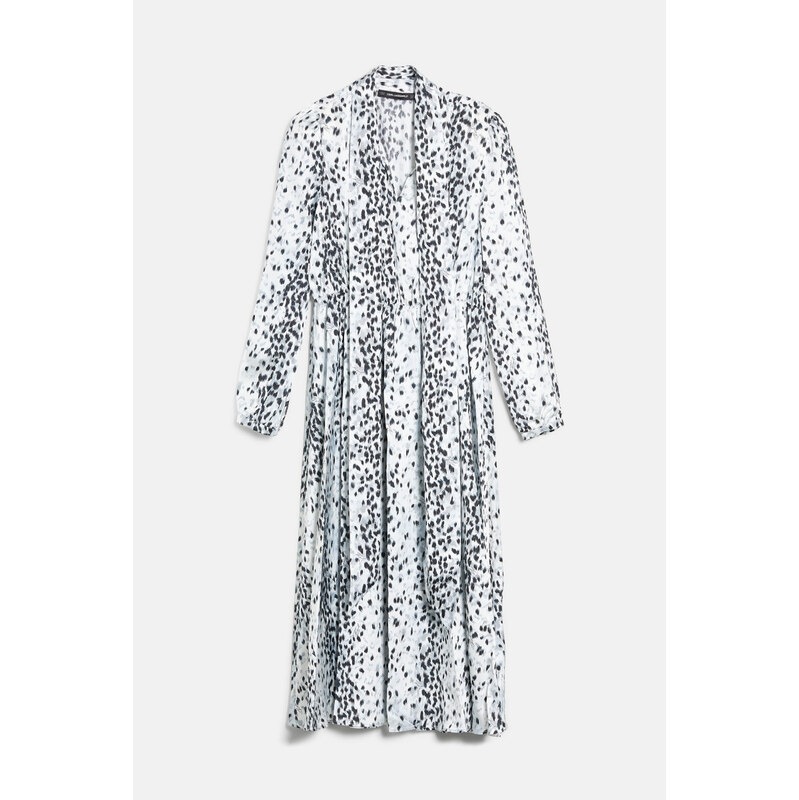 ŠATY KARL LAGERFELD SNOW LEO DRESS