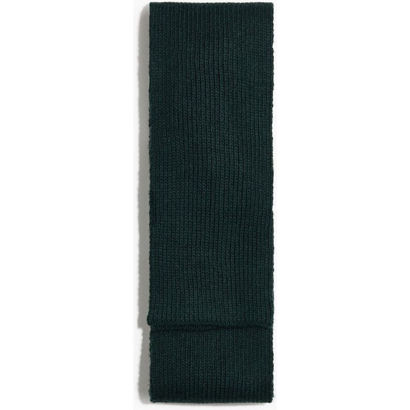 H&M - Pletená šála - Tmavě Zelená