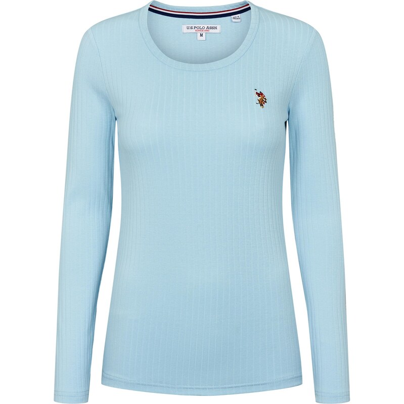 U.S. POLO ASSN. Top světlemodrá / karamelová / červená třešeň / offwhite