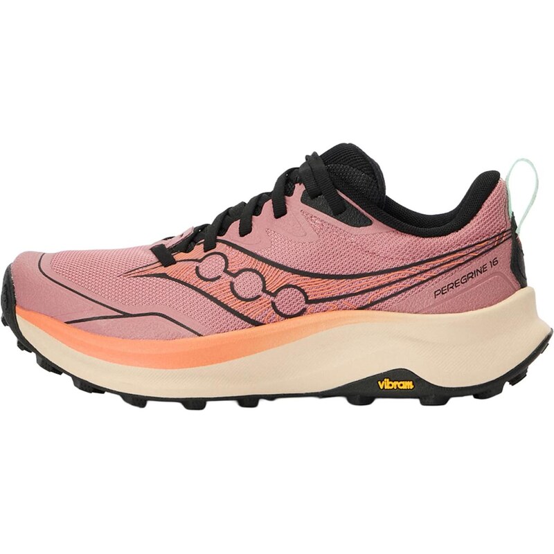 saucony Běžecká obuv PEREGRINE 16 bledě fialová / lososová / černá 111218962