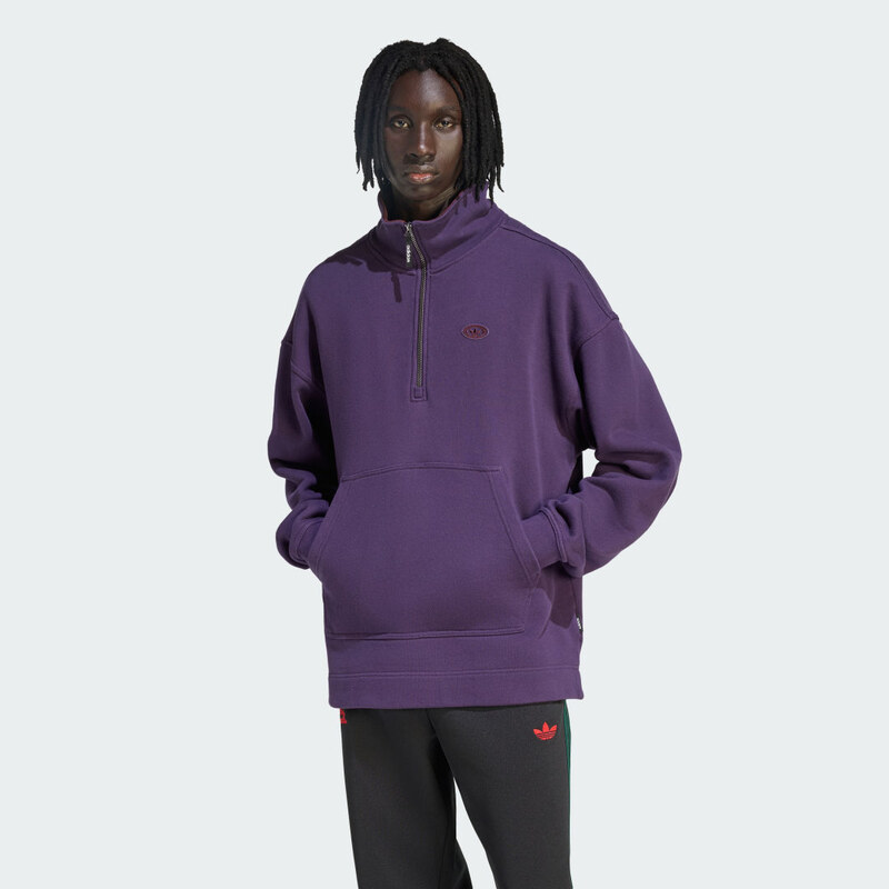 Adidas FLÍSOVÁ MIKINA 90s ALTERNATIVE SPORT HALF ZIP GRAPHIC