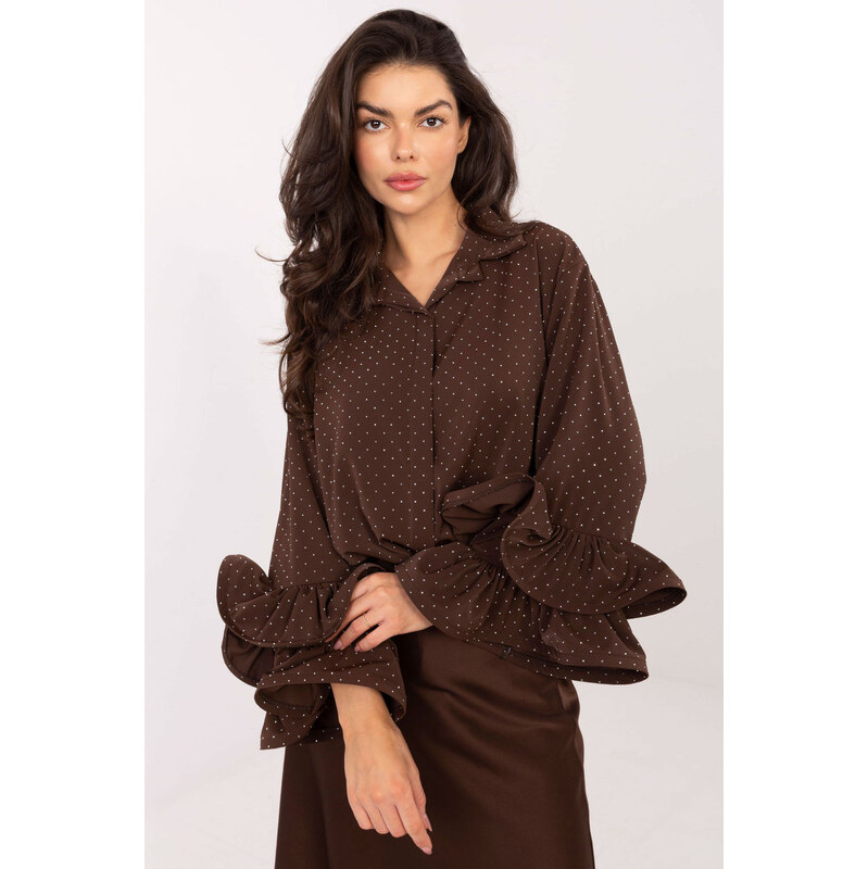 Košile s dlouhým rukávem model 222149 Italy Moda