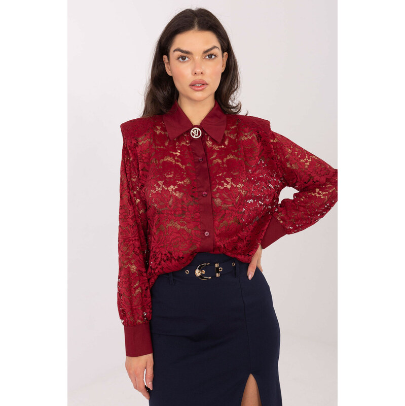 Košile s dlouhým rukávem model 222319 Italy Moda