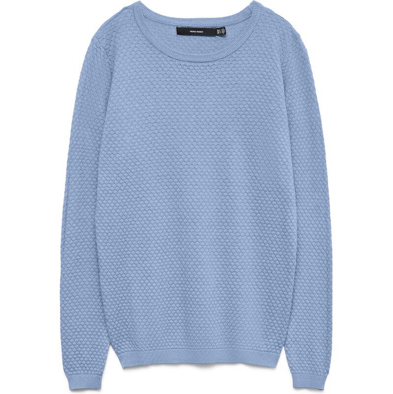 VERO MODA Svetr VMCare kouřově modrá
