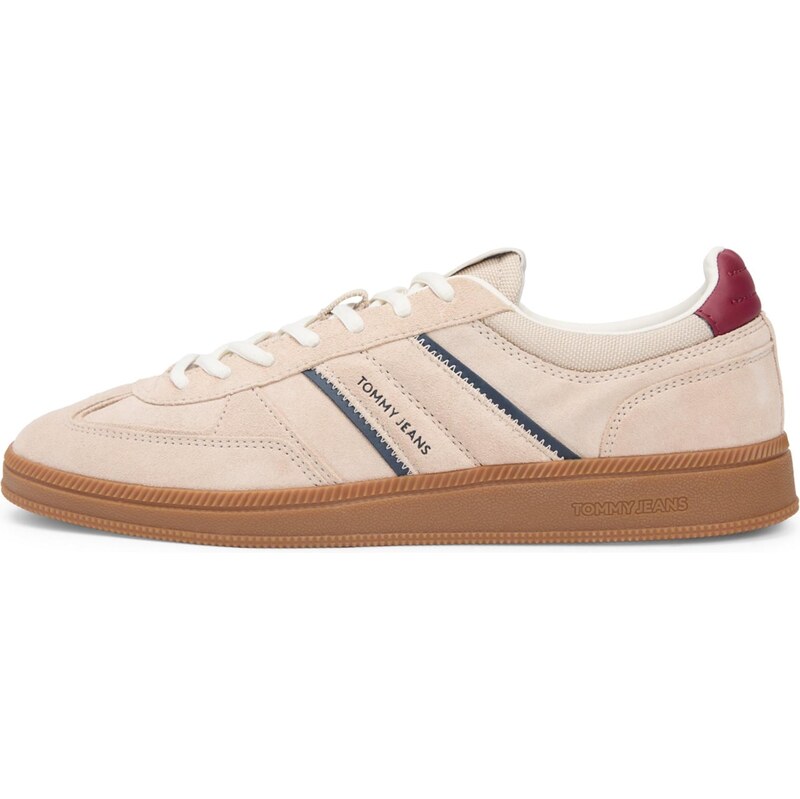 Tommy Jeans Tenisky 'THE GREENWICH' béžová / námořnická modř / tmavě červená