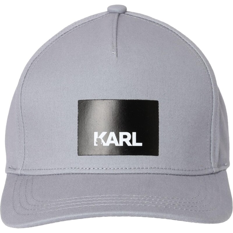 Karl Lagerfeld Kšiltovka šedá / černá / bílá