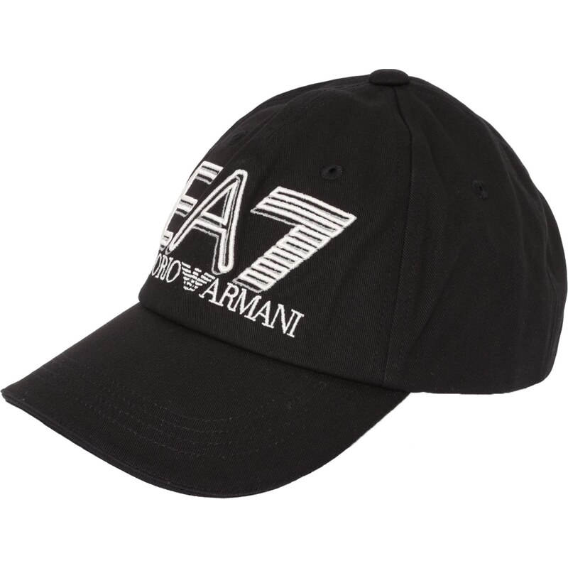 EA7 Emporio Armani Kšiltovka černá / bílá 111233377
