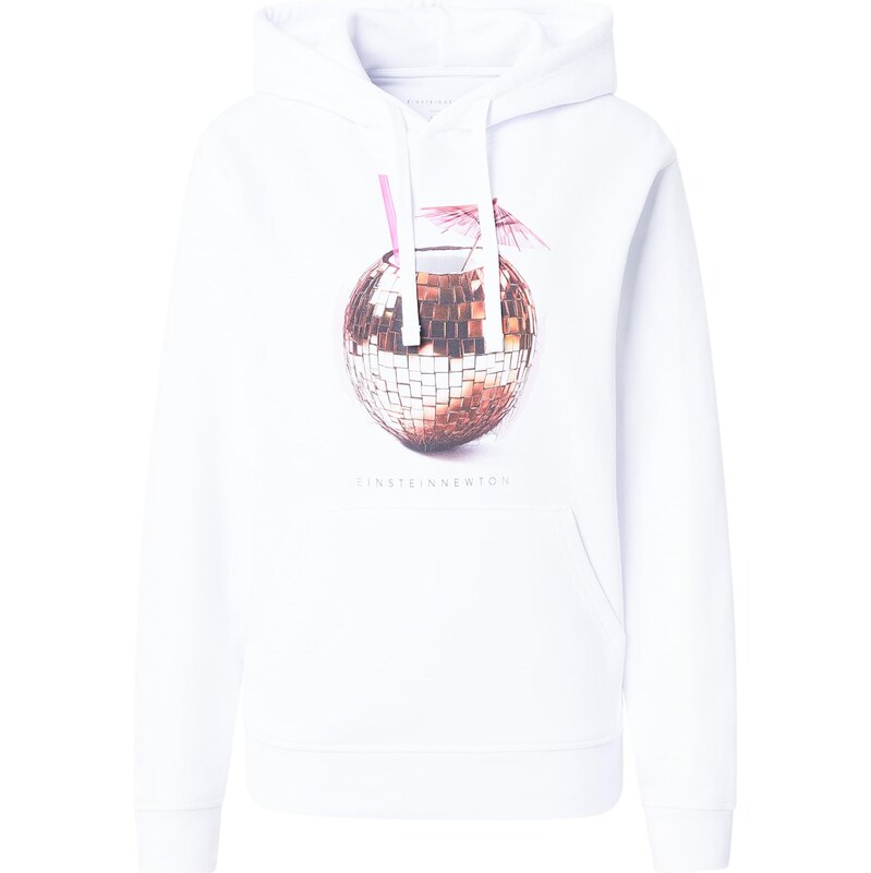 EINSTEIN & NEWTON Mikina Coconut tmavě hnědá / růžová / černá / bílá 111233408