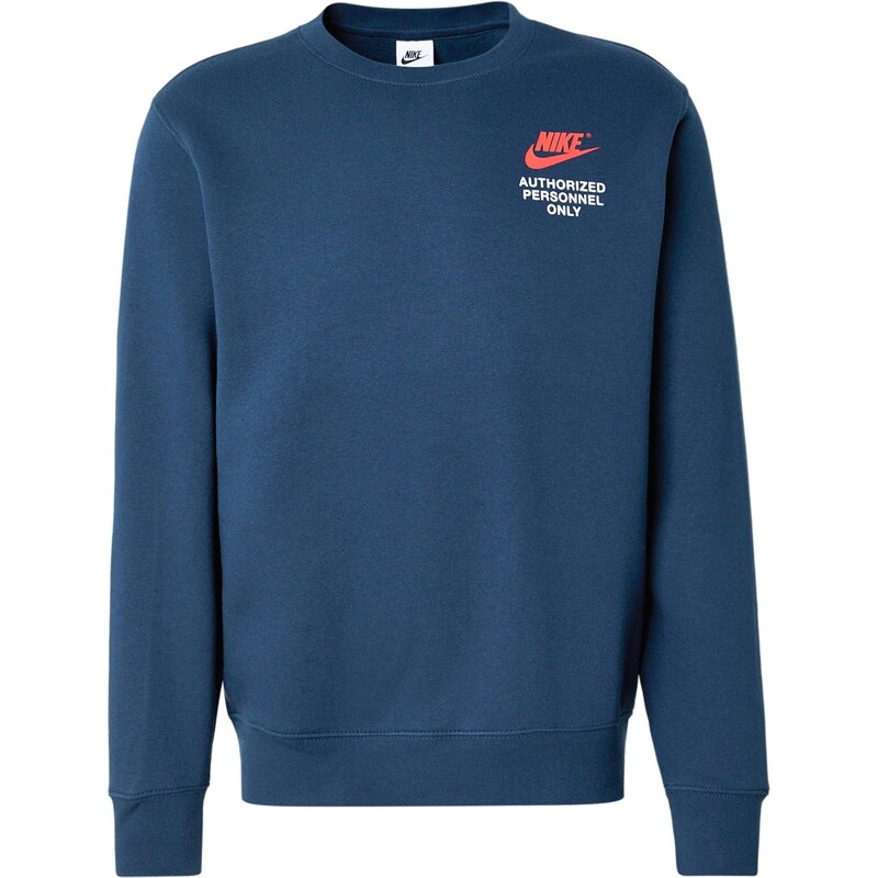 Nike Sportswear Mikina CLUB námořnická modř / červená / bílá