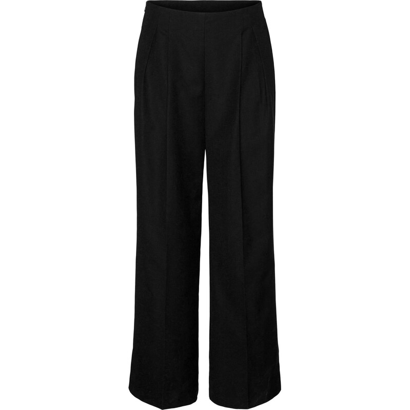 VERO MODA Kalhoty se sklady v pase VMHailey černá