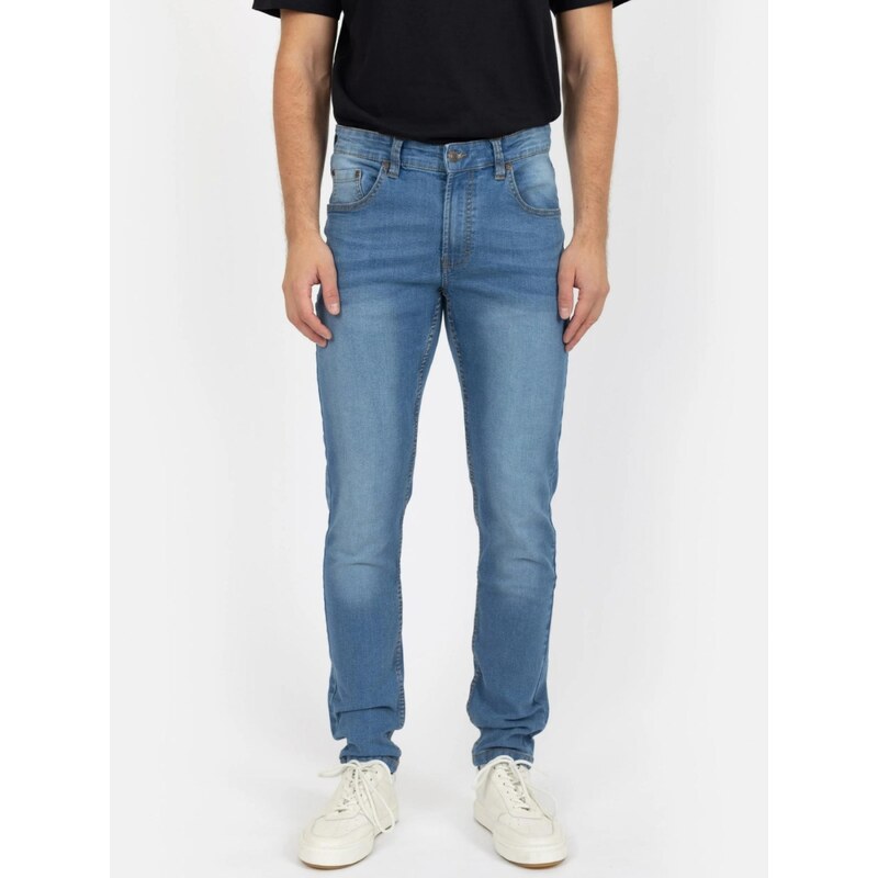 Denim Project Džíny DPMDPMr Red Superstretch modrá džínovina