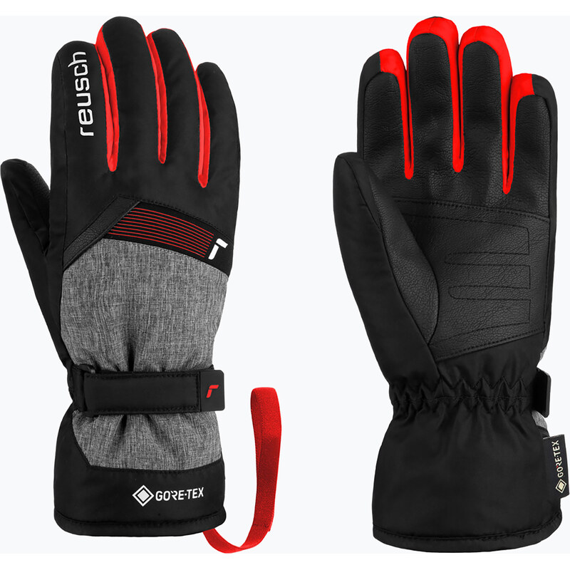 Dětské lyžařské rukavice Reusch Flash Gore-Tex black/black