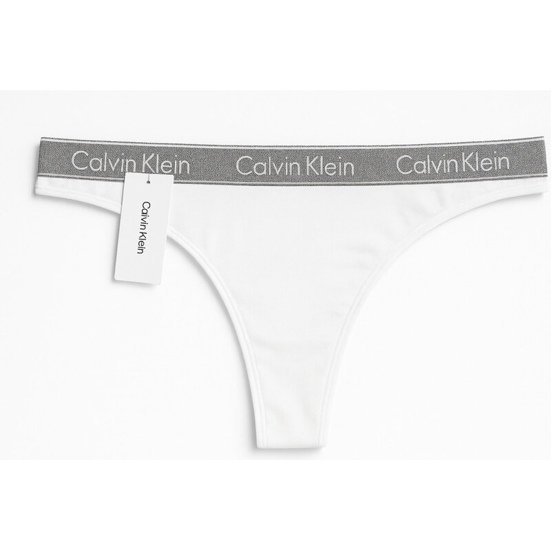 Calvin Klein kalhotky Tanga bílé VELIKOST XL 111252921