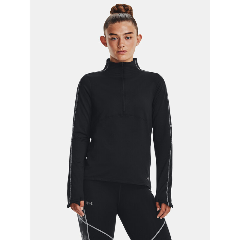 Under Armour Tričko UA Train CW 1/2 Zip-BLK - Dámské