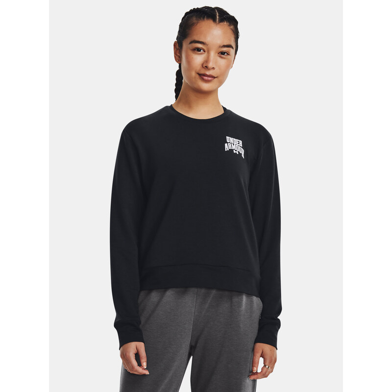 Under Armour MMikina UA Rival Terry Graphic Crew-BLK - Dámské 85421470