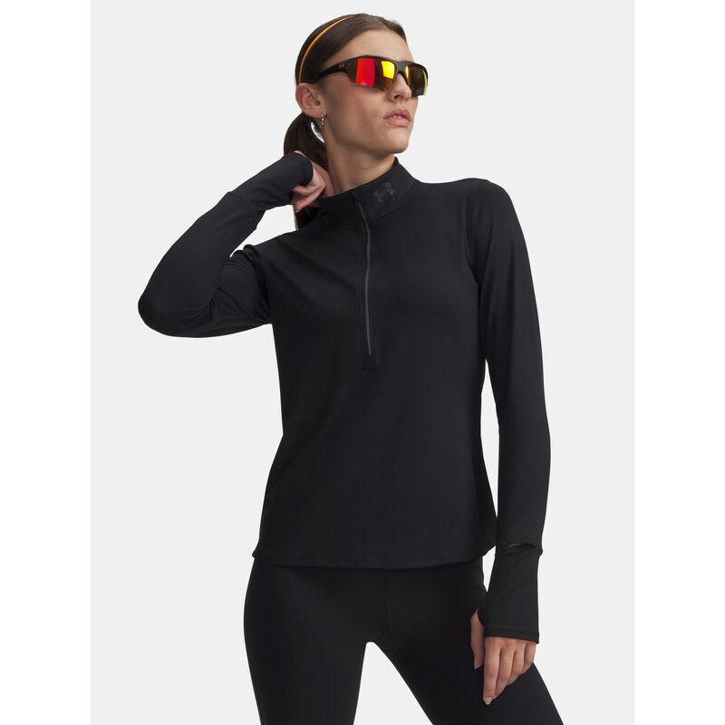 Under Armour Tričko UA Qualifier Run 1/2 Zip-BLK - Dámské 92277303