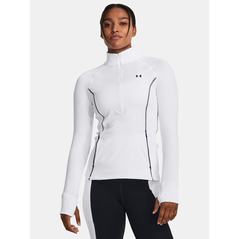 Under Armour Tričko UA Train CW 1/2 Zip-WHT - Dámské 92891306