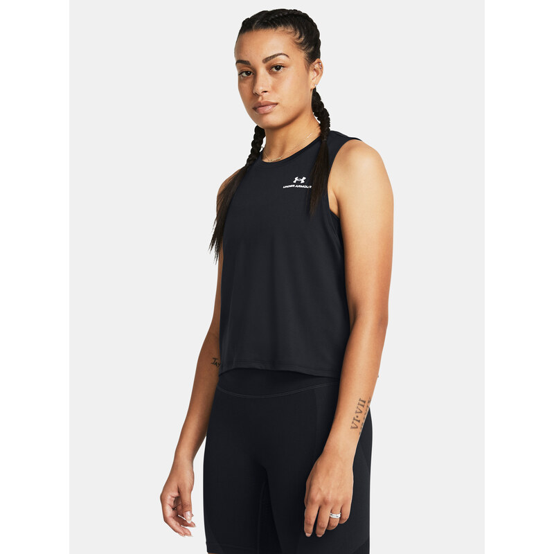 Under Armour Tílko Vanish Energy Crop Tank-BLK - Dámské