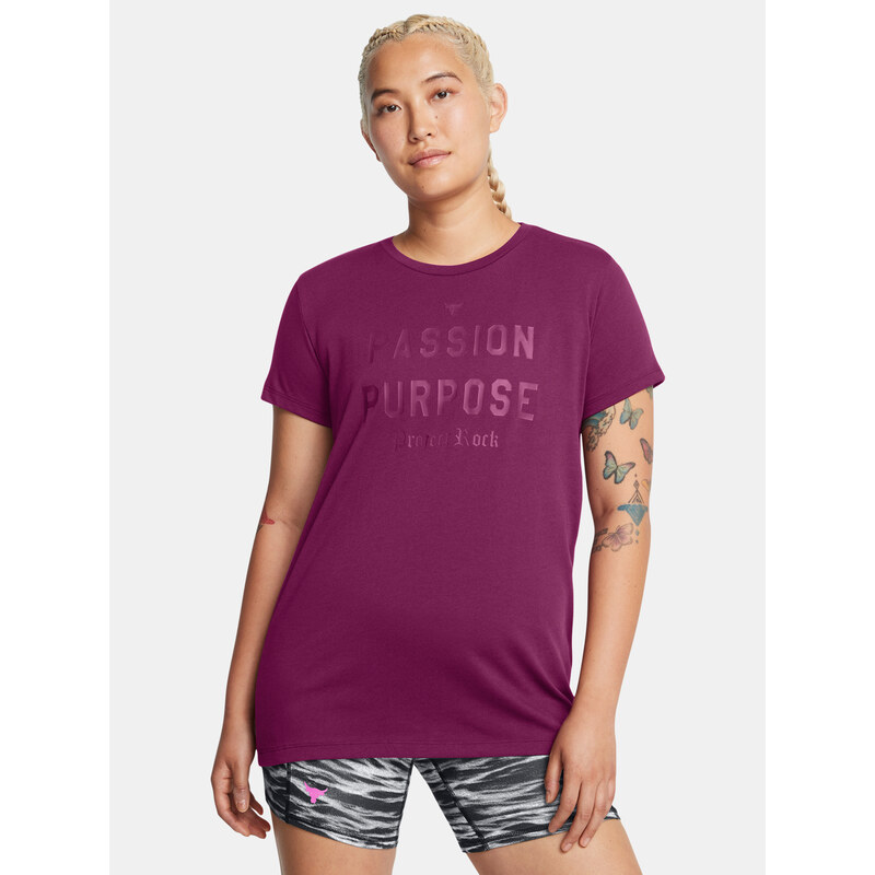 Under Armour Tričko UA Pjt Rck W HWT Passion SS-PPL - Dámské