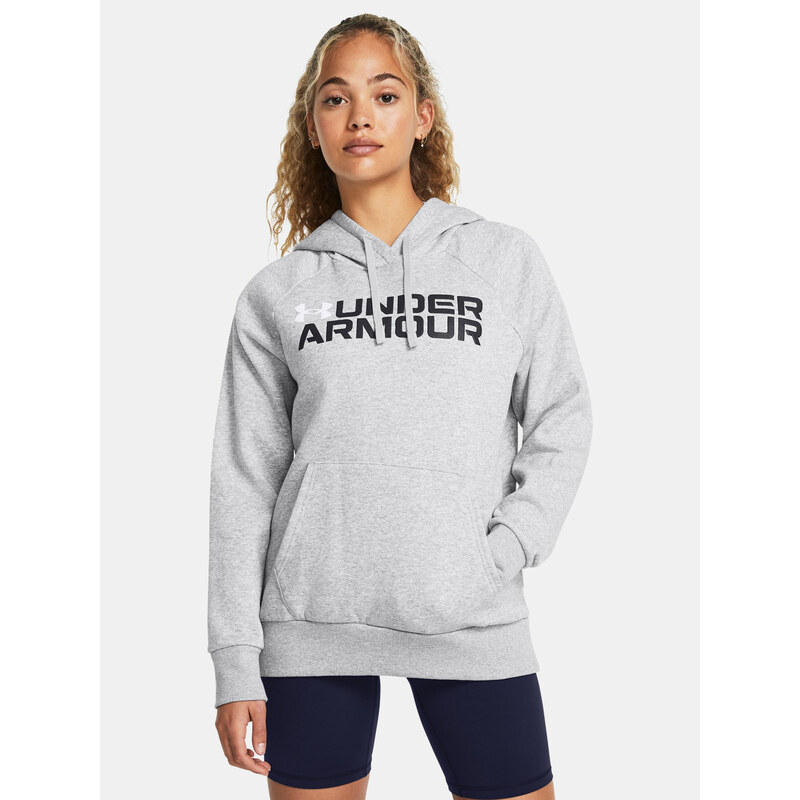 Under Armour Dámská mMikina Rival Fleece Wordmark Hoodie -