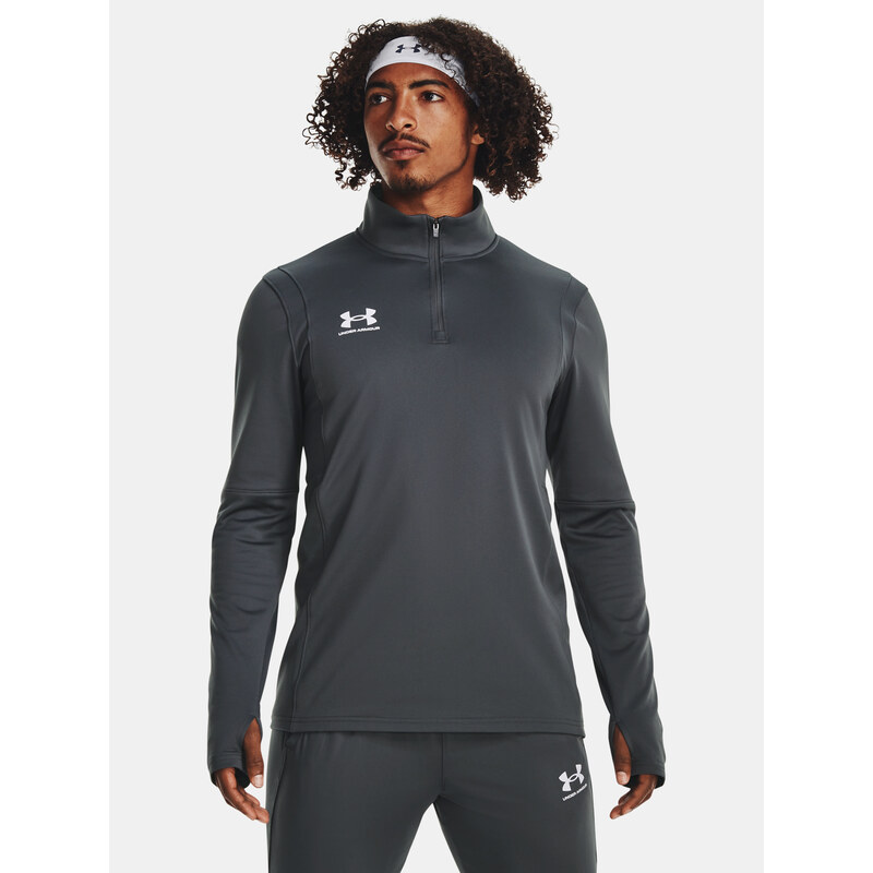 Pánské tričko Under Armour UA Ms Ch. Midlayer-GRY - Pánské