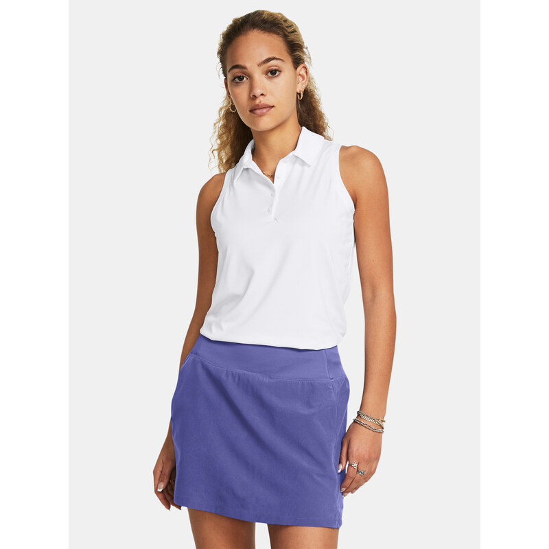 Dámské tílko Under Armour UA Playoff SL Polo-WHT - Dámské 107093173