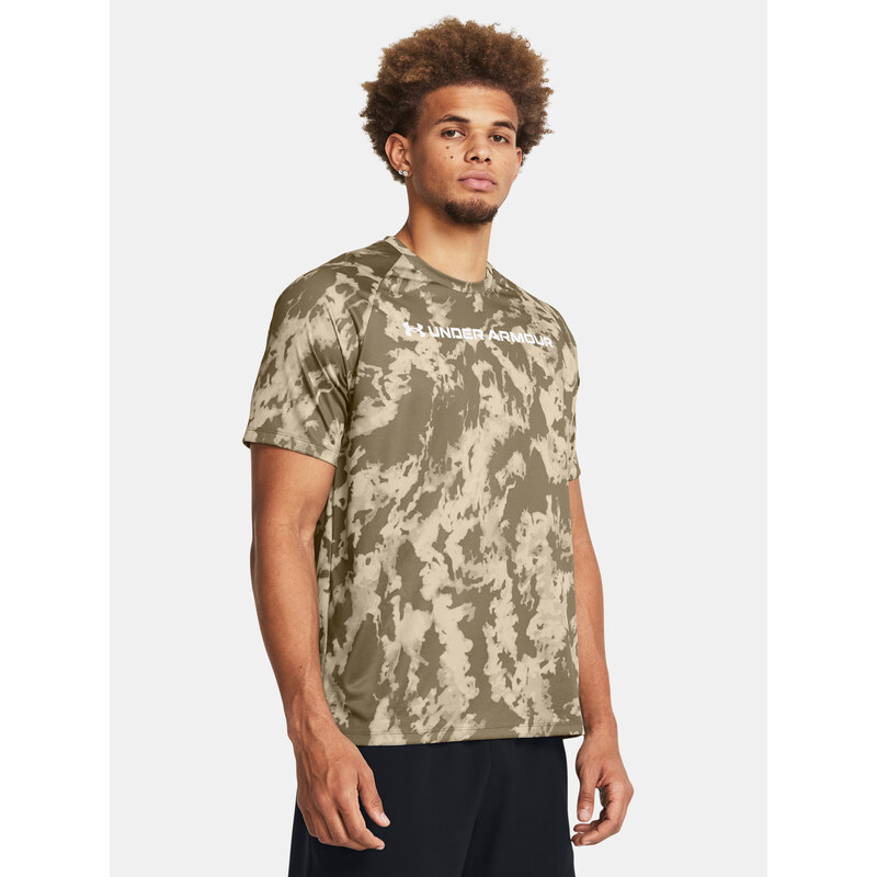 Under Armour Pánské tričko UA TECH ABC CAMO SS - Pánské