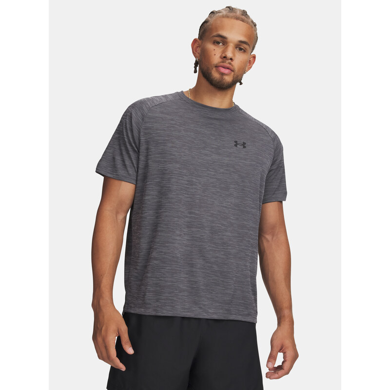 Under Armour Tričko UA Tech Textured SS-GRY - Pánské