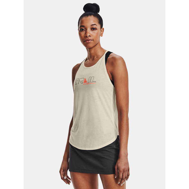 Under Armour Tílko UA Run Trail Tank-BRN - Dámské 72213778