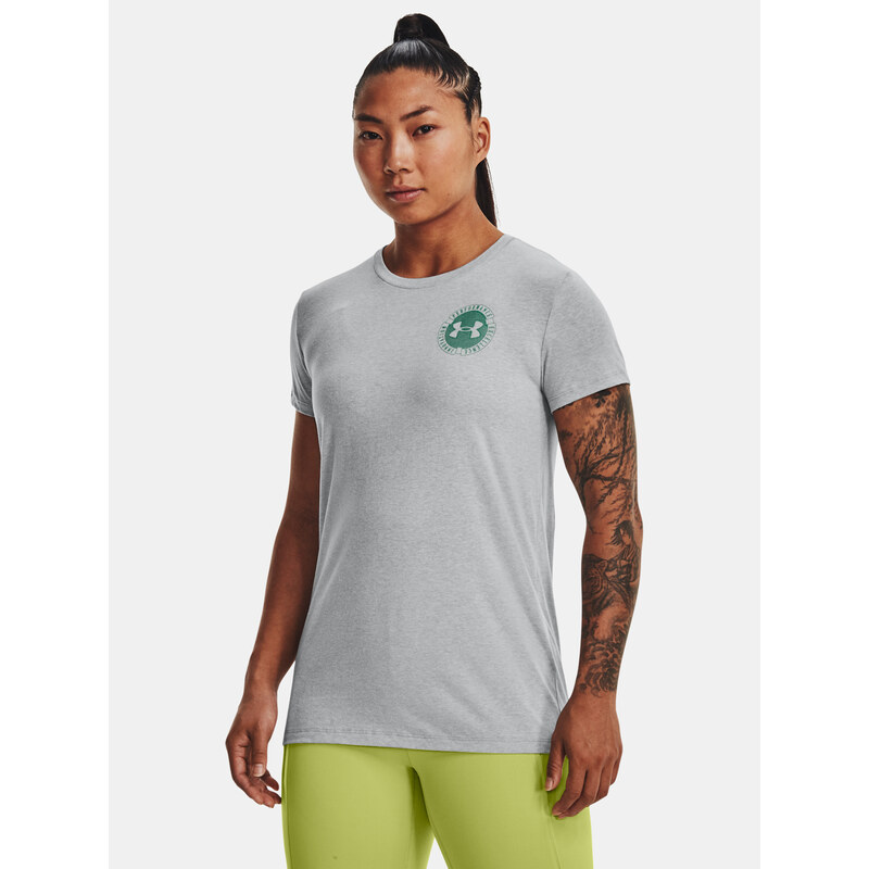Under Armour Tričko UA COLLEGIATE VARSITY SS-GRY - Dámské